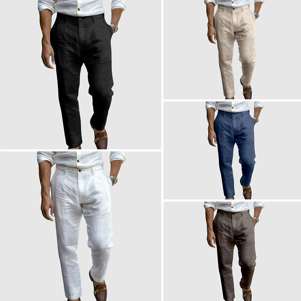 Giuliano Pantalones Rectos De Verano