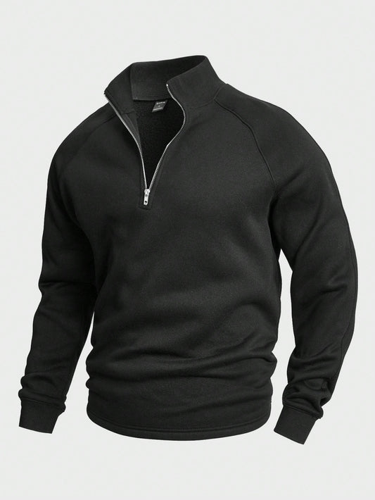 Antonio Jersey Con Cremallera En El Cuello