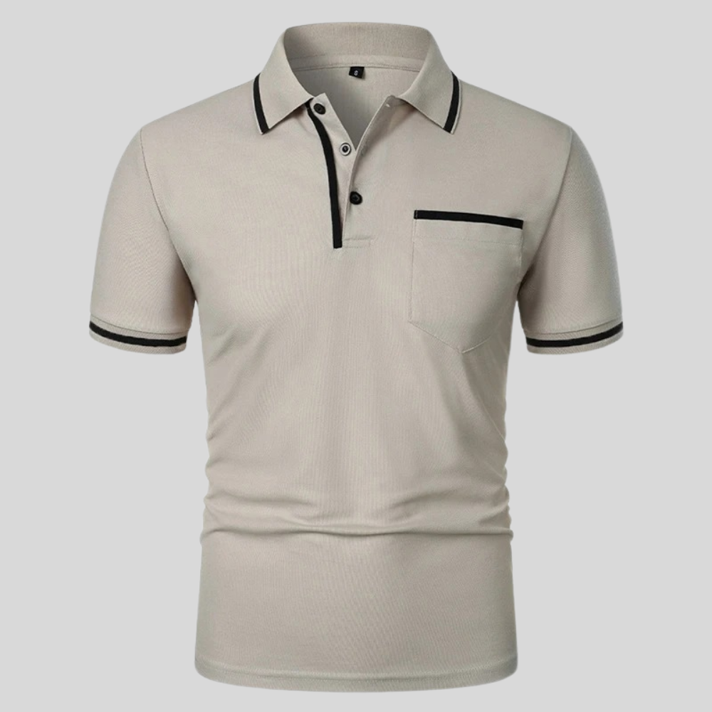Leandro Polo De Manga Corta Para Hombre