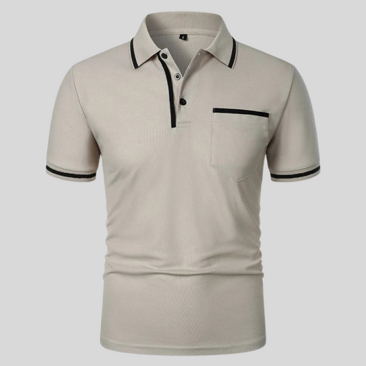 Leandro Polo De Manga Corta Para Hombre
