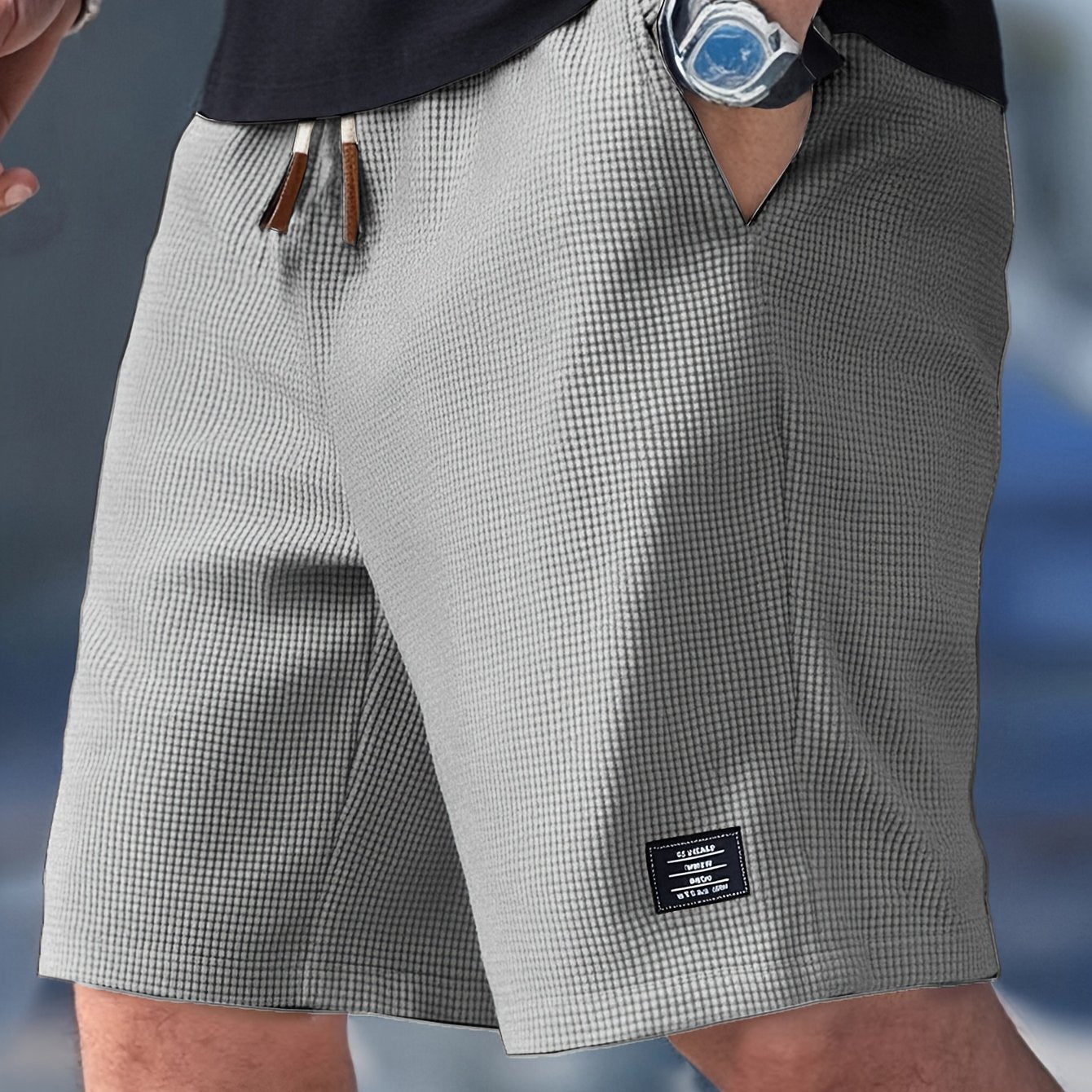 Hermes Pantalones Cortos Informales De Verano Para Hombre
