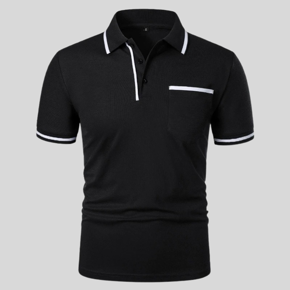 Leandro Polo De Manga Corta Para Hombre