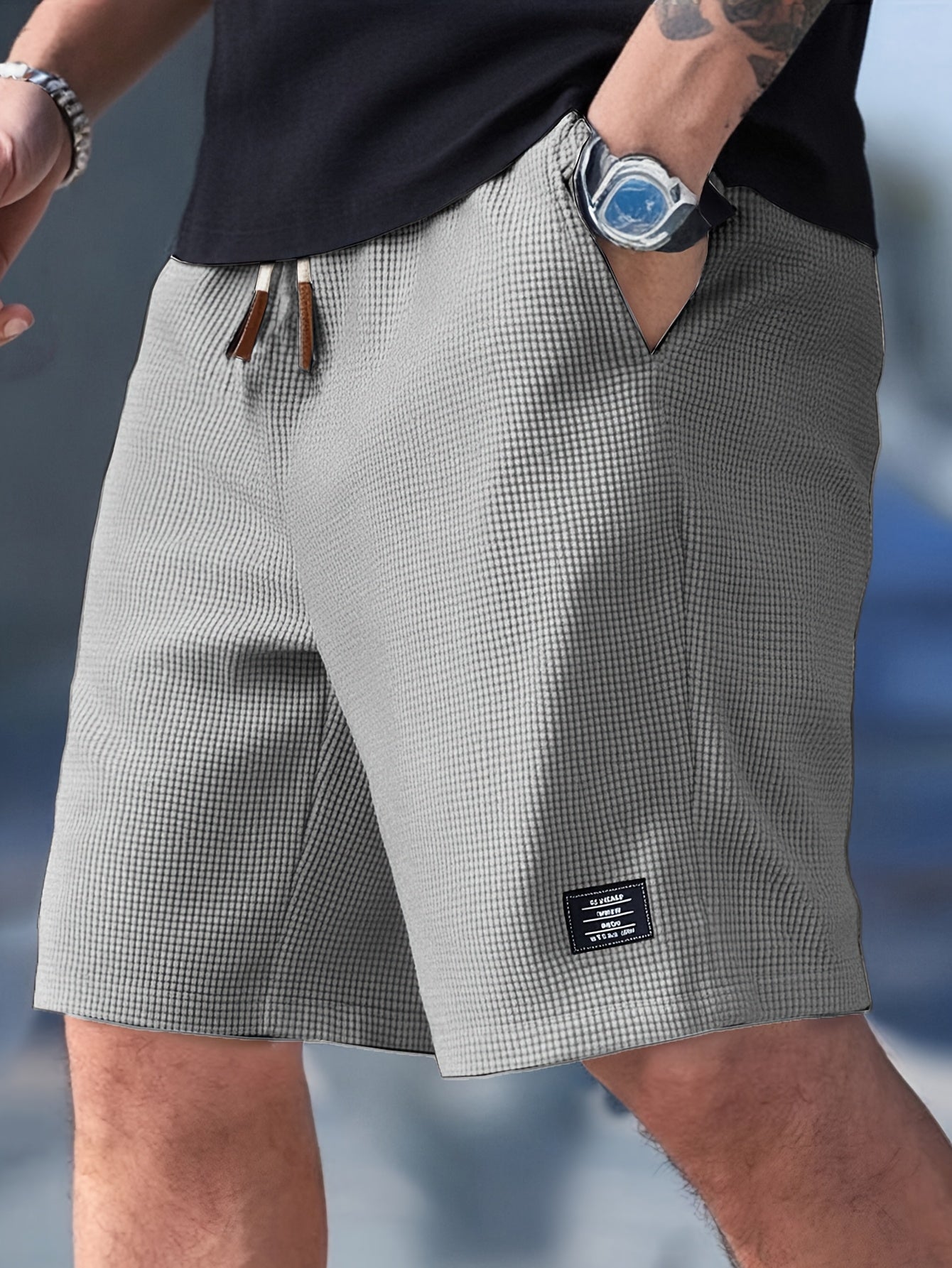 Hermes Pantalones Cortos Informales De Verano Para Hombre