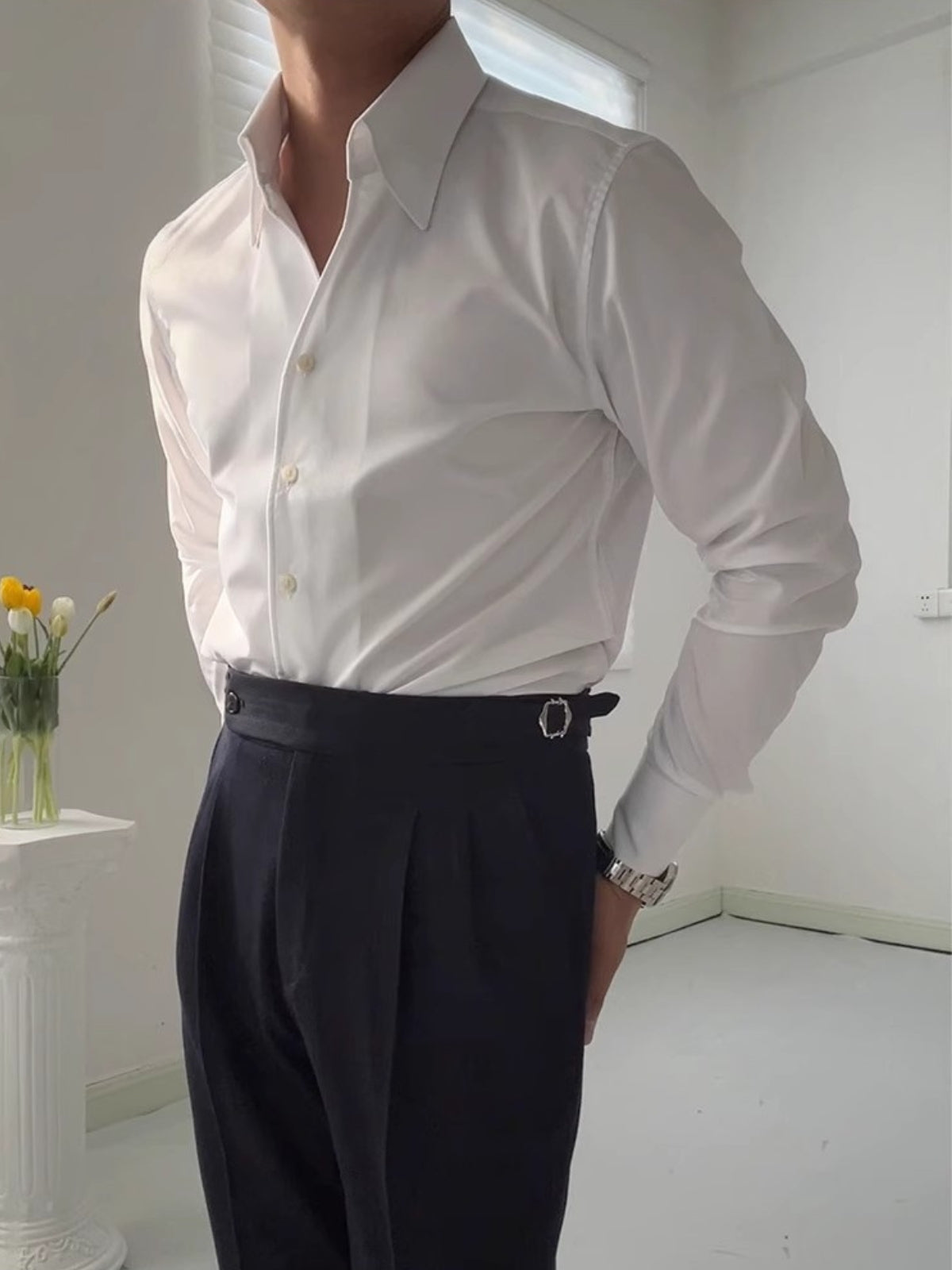 Luis Camisa Con Cuello En V