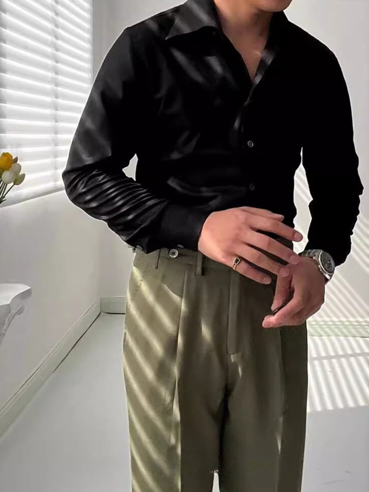 Luis Camisa Con Cuello En V