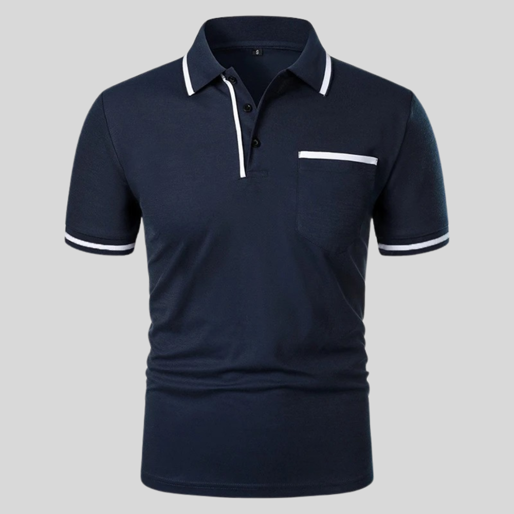 Leandro Polo De Manga Corta Para Hombre
