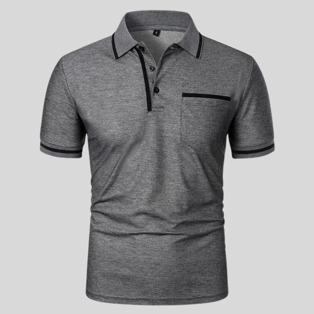 Leandro Polo De Manga Corta Para Hombre