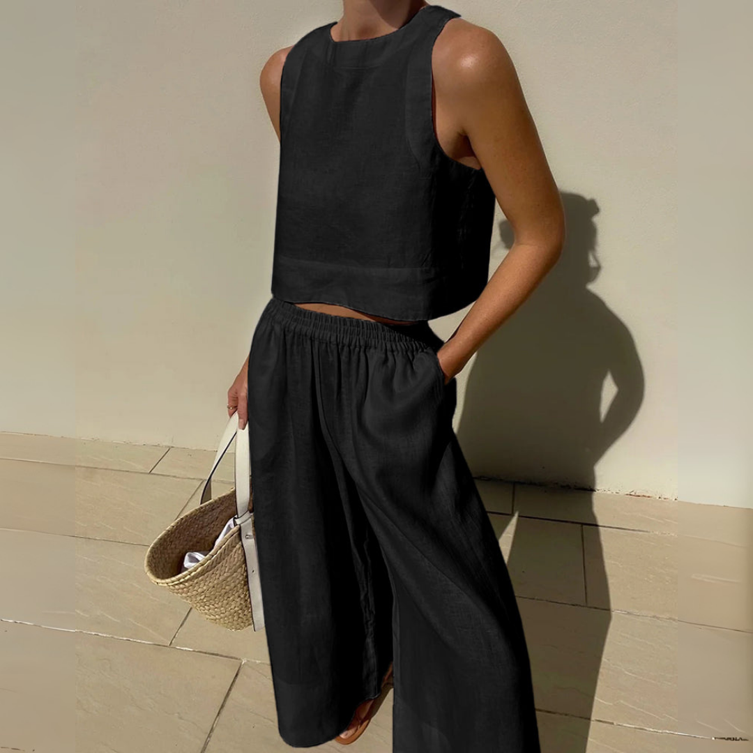 Nevina Elegante Conjunto De Dos Piezas Para El Verano