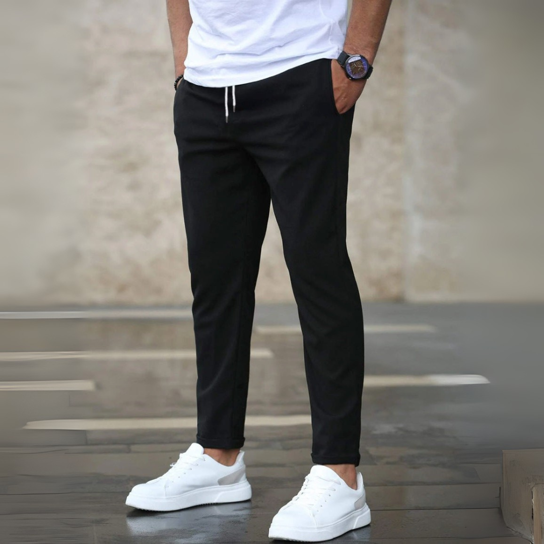 Enrico Pantalones Slim Elásticos Para Hombre