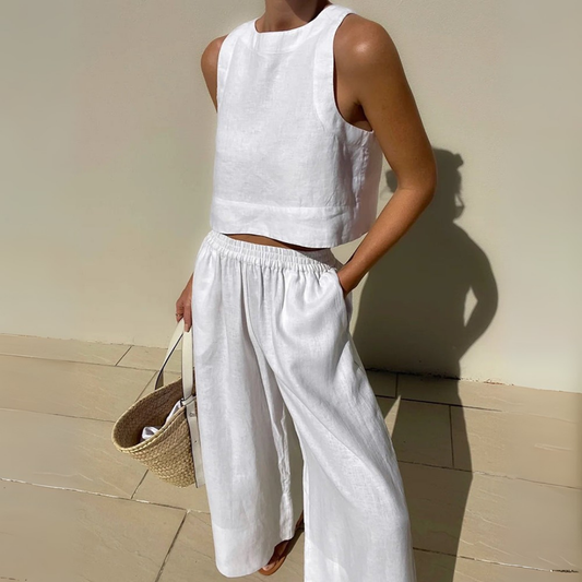 Nevina Elegante Conjunto De Dos Piezas Para El Verano