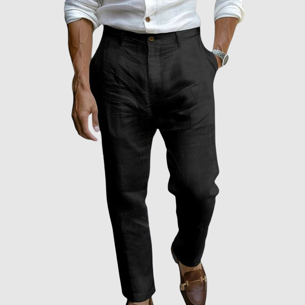 Giuliano Pantalones Rectos De Verano