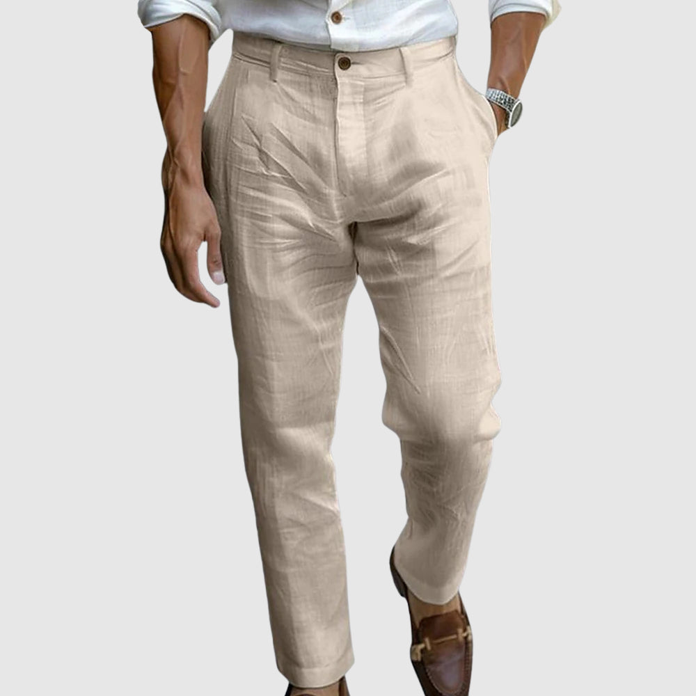 Giuliano Pantalones Rectos De Verano