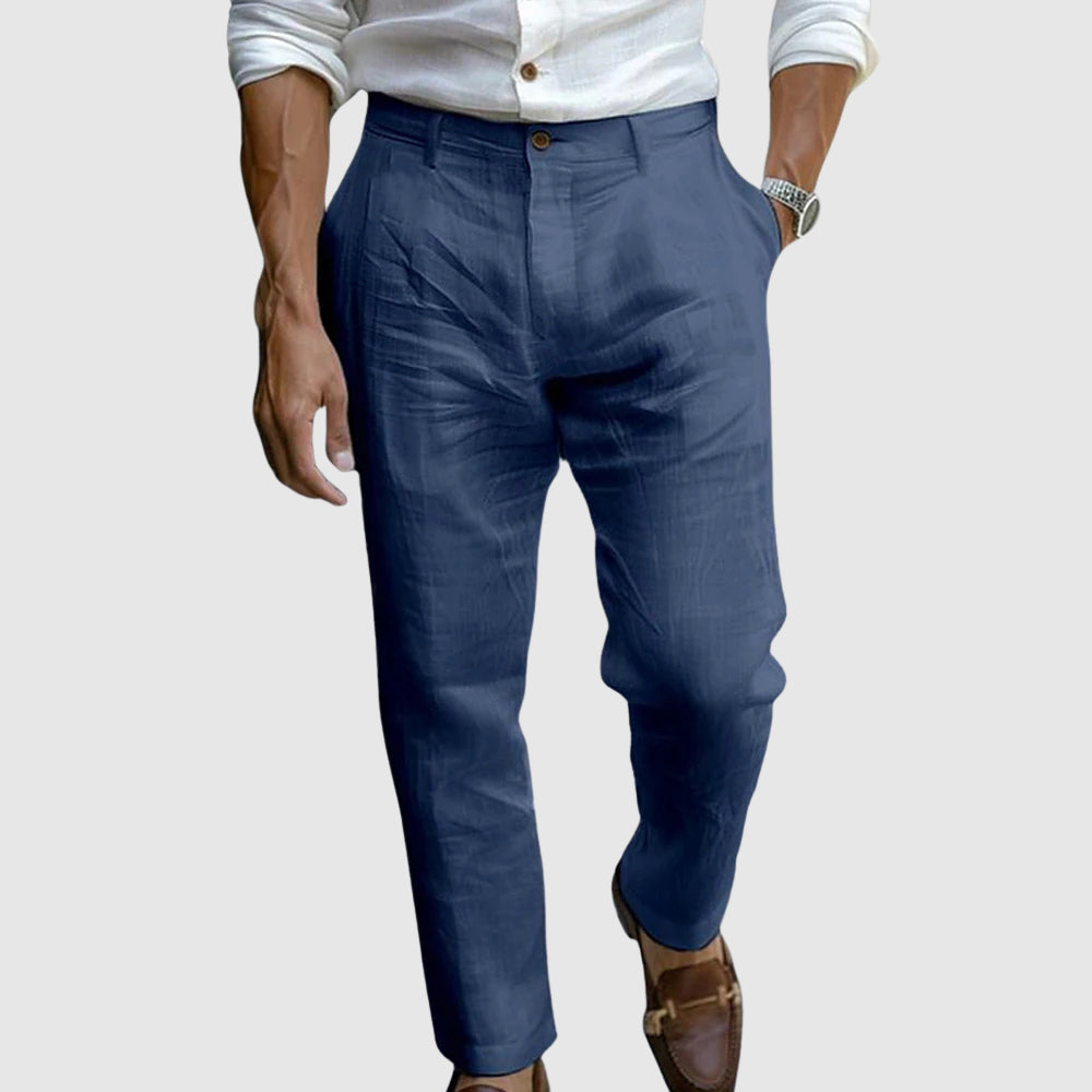 Giuliano Pantalones Rectos De Verano