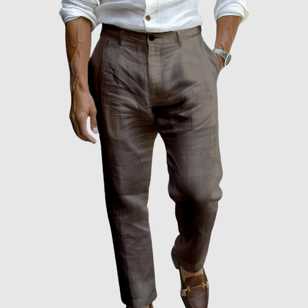 Giuliano Pantalones Rectos De Verano