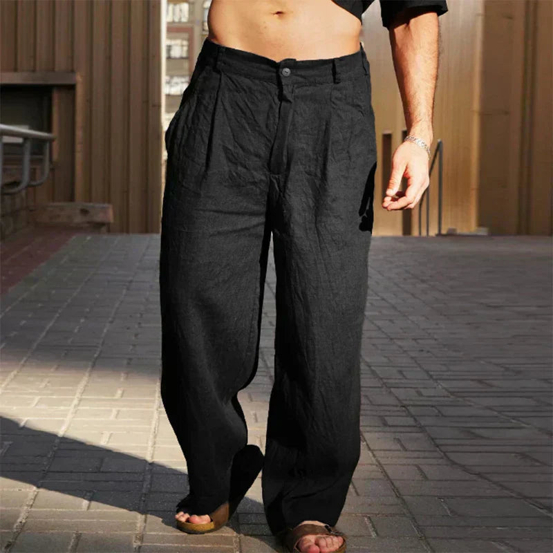 Luciano Pantalones Anchos Para Hombre