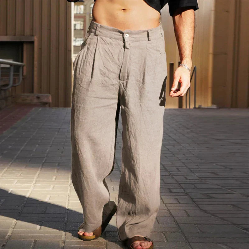 Luciano Pantalones Anchos Para Hombre