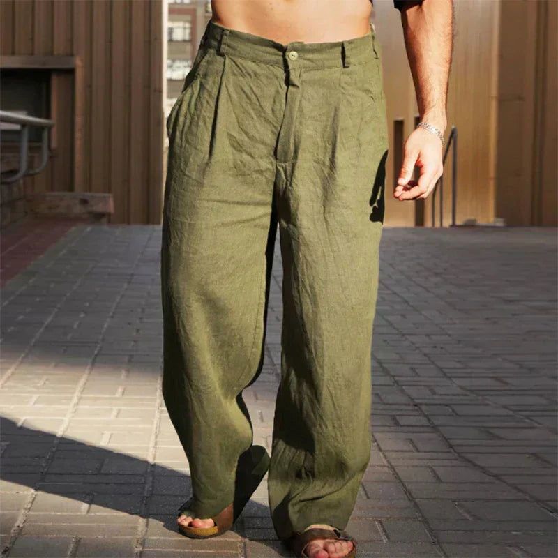 Luciano Pantalones Anchos Para Hombre