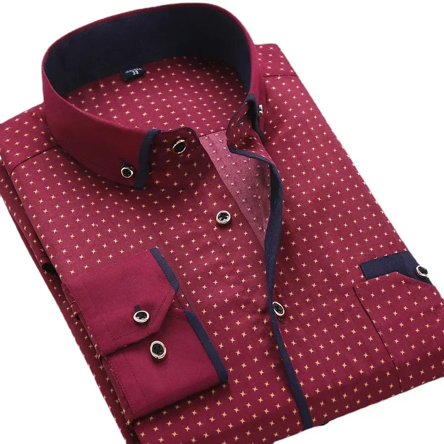 Lucas Una Camisa Que Tiene Un Aspecto Elegante Sin Ser Demasiado Llamativa