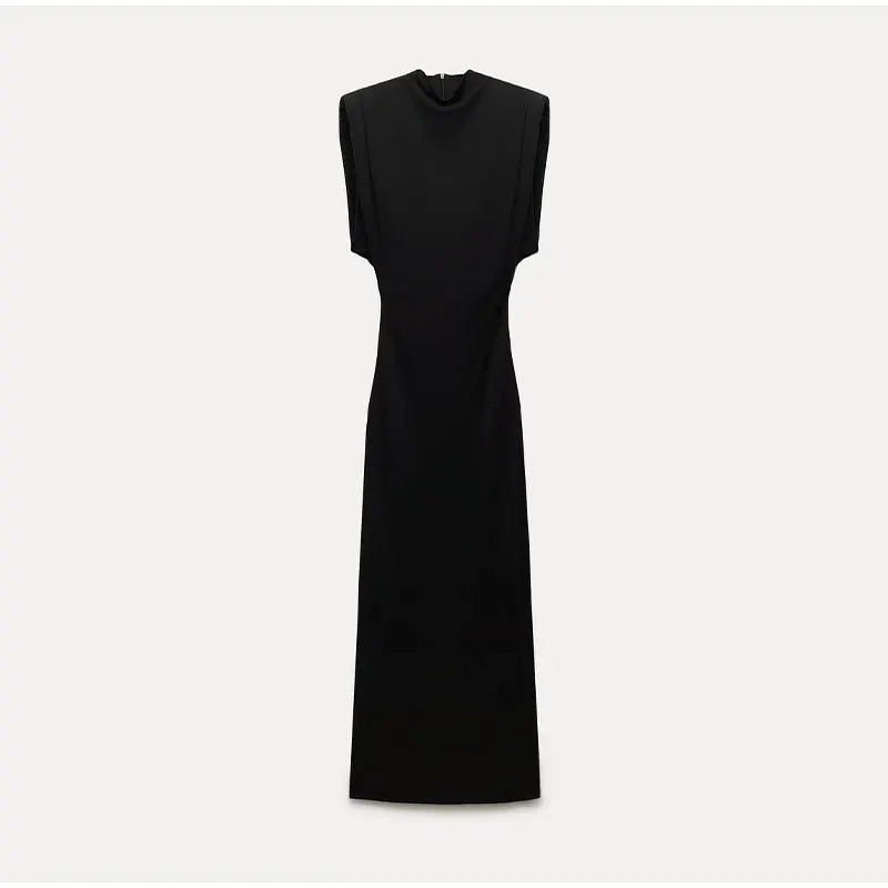 Vestido Elegante Midi Negro