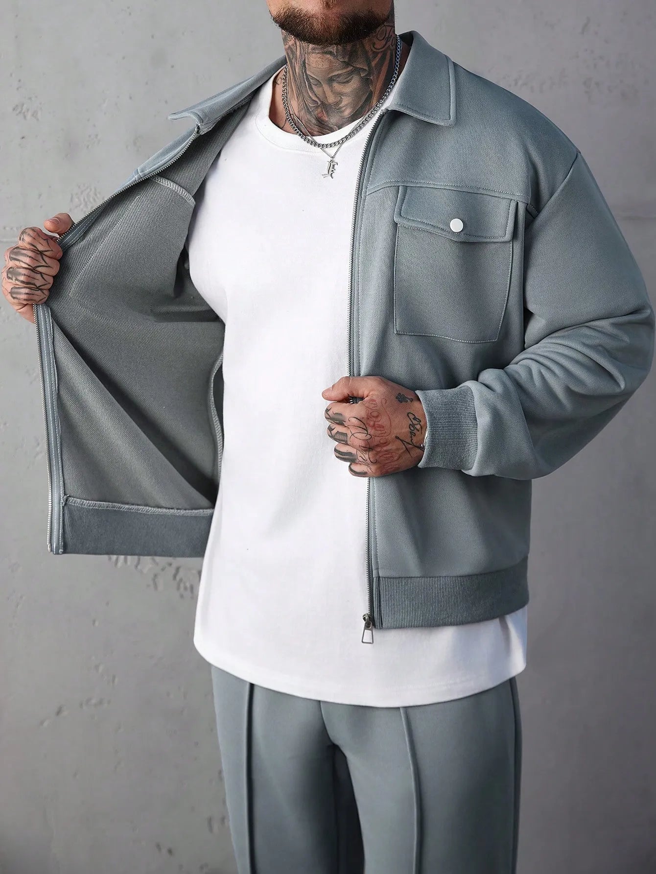 Ross Conjunto Gris