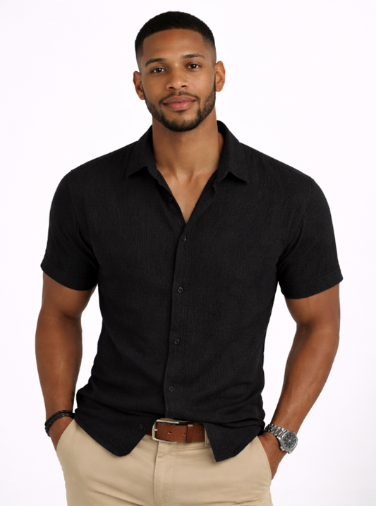 Niccolo Camisa Clásica De Manga Corta